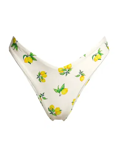 WeWoreWhat Women's Delilah Bikini Bottom - Off White Multi | Thumbnail 1 WeWoreWhat Women's Delilah Bikini Bottom - Off White Multi | Thumbnail 1