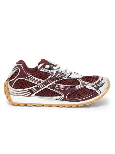 Bottega Veneta Women's Orbit Technical Mesh Sneakers - Barolo Silver - Size 6 | Thumbnail 1 Bottega Veneta Women's Orbit Technical Mesh Sneakers - Barolo Silver - Size 6 | Thumbnail 1