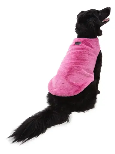 Apparis Carter Faux Fur Dog Sweater - Sugar Pink | Thumbnail 4 Apparis Carter Faux Fur Dog Sweater - Sugar Pink | Thumbnail 4