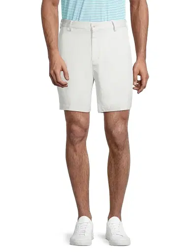 Peter Millar Men's Crown Pilot Twill Shorts - Light Grey - Size 38 | Thumbnail 3 Peter Millar Men's Crown Pilot Twill Shorts - Light Grey - Size 38 | Thumbnail 3