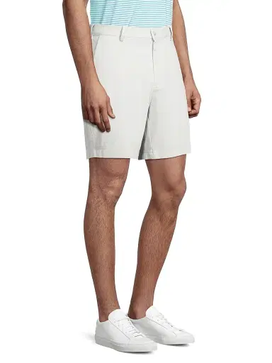 Peter Millar Men's Crown Pilot Twill Shorts - Light Grey - Size 38 | Thumbnail 4 Peter Millar Men's Crown Pilot Twill Shorts - Light Grey - Size 38 | Thumbnail 4