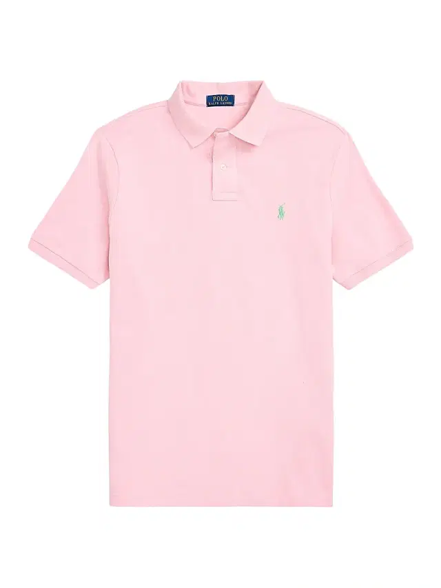 Men's Cotton Polo Shirt - Garden Pink Men's Cotton Polo Shirt - Garden Pink