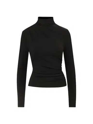 Veronica Beard Women's Mylie Gathered Top - Black - Size XS | Thumbnail 1 Veronica Beard Women's Mylie Gathered Top - Black - Size XS | Thumbnail 1
