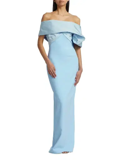 Safiyaa Women's Draped Off-The-Shoulder Gown - Vista On Vista | Thumbnail 2 Safiyaa Women's Draped Off-The-Shoulder Gown - Vista On Vista | Thumbnail 2