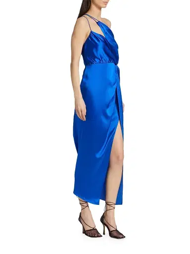 THE SEI Women's Strappy Knotted Silk Dress | Thumbnail 4 THE SEI Women's Strappy Knotted Silk Dress | Thumbnail 4