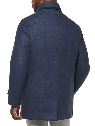 Norwegian Wool Men's Slim-Fit Hooded Car Coat | Thumbnail 5 Norwegian Wool Men's Slim-Fit Hooded Car Coat | Thumbnail 5