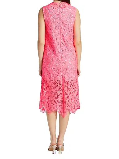 AKNVAS Women's Mallie Lace Midi-Dress - Volt Pink | Thumbnail 5 AKNVAS Women's Mallie Lace Midi-Dress - Volt Pink | Thumbnail 5