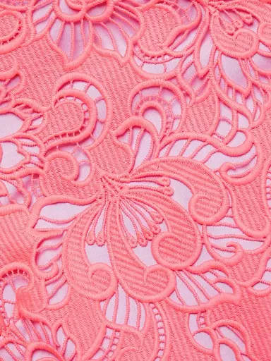 AKNVAS Women's Mallie Lace Midi-Dress - Volt Pink | Thumbnail 7 AKNVAS Women's Mallie Lace Midi-Dress - Volt Pink | Thumbnail 7