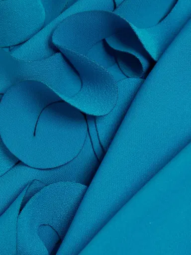 Catherine Regehr Women's Techno Crepe Halter Gown - Peacock | Thumbnail 6 Catherine Regehr Women's Techno Crepe Halter Gown - Peacock | Thumbnail 6