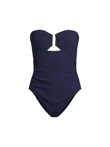 Change of Scenery Women's Juliette Texture One-Piece Swimsuit - Navy Texture - Size Large | Thumbnail 1 Change of Scenery Women's Juliette Texture One-Piece Swimsuit - Navy Texture - Size Large | Thumbnail 1