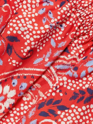Cara Cara Women's Dana Crop Top - Paisley Border Spice | Thumbnail 7 Cara Cara Women's Dana Crop Top - Paisley Border Spice | Thumbnail 7