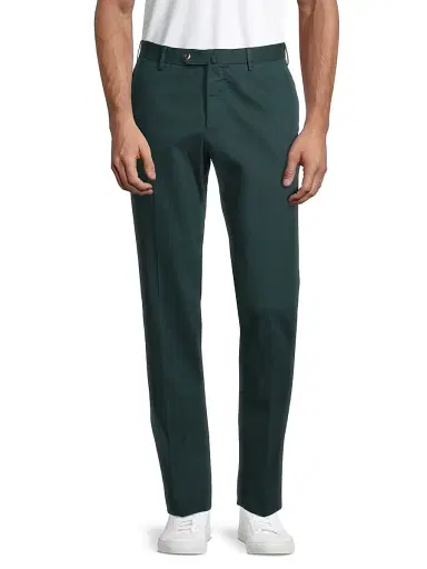 PT Torino Men's Modern Seat Stretch-Twill Slim-Fit Trousers - Dark Ocean Teal | Thumbnail 3 PT Torino Men's Modern Seat Stretch-Twill Slim-Fit Trousers - Dark Ocean Teal | Thumbnail 3