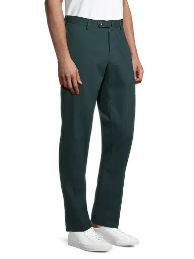 PT Torino Men's Modern Seat Stretch-Twill Slim-Fit Trousers - Dark Ocean Teal | Thumbnail 4 PT Torino Men's Modern Seat Stretch-Twill Slim-Fit Trousers - Dark Ocean Teal | Thumbnail 4