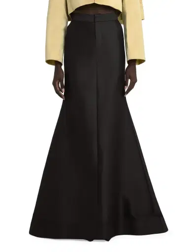 Rosie Assoulin Women's Tuxedo Trumpet Maxi Skirt - Black | Thumbnail 2 Rosie Assoulin Women's Tuxedo Trumpet Maxi Skirt - Black | Thumbnail 2
