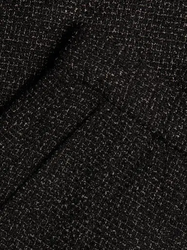 Proenza Schouler White Label Women's Eleanor Tweed High-Rise Straight-Leg Pants - Black Alabaster | Thumbnail 7 Proenza Schouler White Label Women's Eleanor Tweed High-Rise Straight-Leg Pants - Black Alabaster | Thumbnail 7