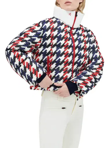 Perfect Moment Women's Nevada Duvet Houndstooth Down Puffer Jacket - Houndstooth | Thumbnail 2 Perfect Moment Women's Nevada Duvet Houndstooth Down Puffer Jacket - Houndstooth | Thumbnail 2