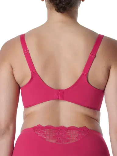 Simone Pérèle Women's Full-Coverage Lace Underwire Bra - Cranberry | Thumbnail 2 Simone Pérèle Women's Full-Coverage Lace Underwire Bra - Cranberry | Thumbnail 2