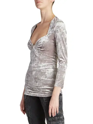 Isabel Marant Women's Gubaia Velvet Blouse | Thumbnail 3 Isabel Marant Women's Gubaia Velvet Blouse | Thumbnail 3