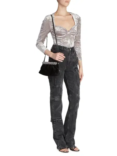 Isabel Marant Women's Gubaia Velvet Blouse | Thumbnail 1 Isabel Marant Women's Gubaia Velvet Blouse | Thumbnail 1