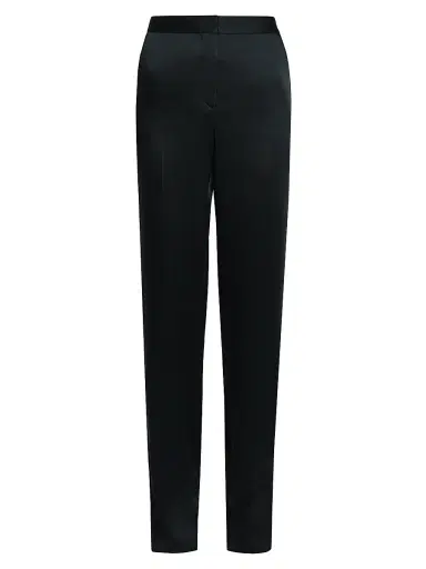 Stella McCartney Women's High-Rise Straight-Leg Pants - Black | Thumbnail 1 Stella McCartney Women's High-Rise Straight-Leg Pants - Black | Thumbnail 1