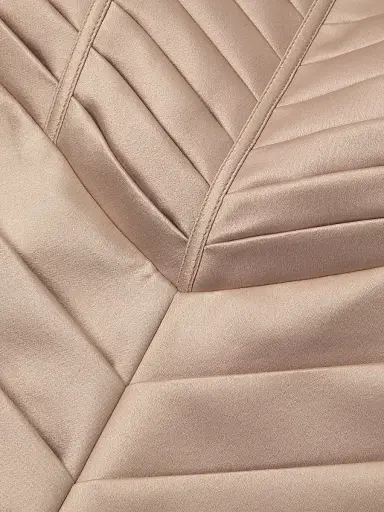 Lavish Alice Women's Pleated Bonded Satin Minidress - Bronze | Thumbnail 6 Lavish Alice Women's Pleated Bonded Satin Minidress - Bronze | Thumbnail 6