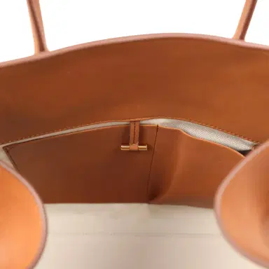 The Row The Row Soft Margaux 15 Cuir Saddle Leather Gold Hardware | Thumbnail 10 The Row The Row Soft Margaux 15 Cuir Saddle Leather Gold Hardware | Thumbnail 10