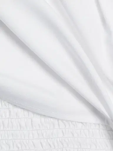 alexanderwang.t Women's Smocked Cami Overshirt Twinset - White | Thumbnail 8 alexanderwang.t Women's Smocked Cami Overshirt Twinset - White | Thumbnail 8