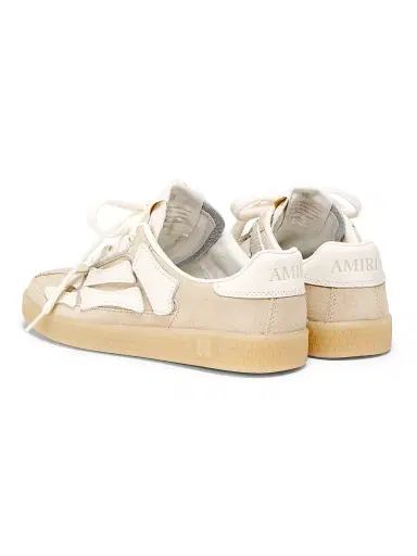 AMIRI Women's Pacific Bones Leather Sneakers - Sand - Size 6 | Thumbnail 3 AMIRI Women's Pacific Bones Leather Sneakers - Sand - Size 6 | Thumbnail 3