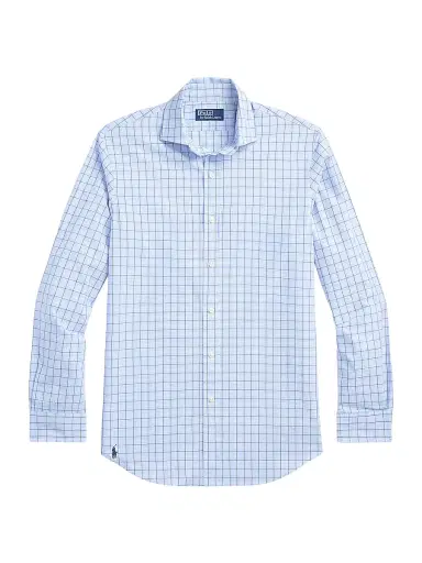 Polo Ralph Lauren Men's Classic Fit Checked Poplin Shirt - Blue Multi | Thumbnail 1 Polo Ralph Lauren Men's Classic Fit Checked Poplin Shirt - Blue Multi | Thumbnail 1