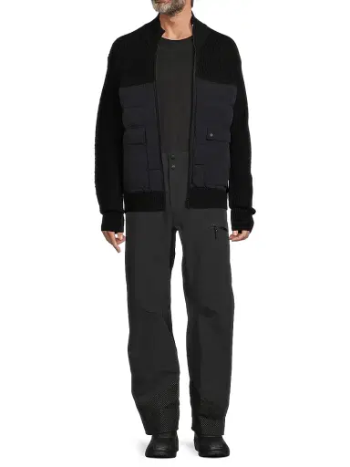 Head Sportswear Men's Legacy Hybrid Mid-Layer Jacket - Black | Thumbnail 2 Head Sportswear Men's Legacy Hybrid Mid-Layer Jacket - Black | Thumbnail 2
