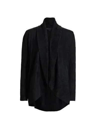 Barefoot Dreams Women's Cozychic Lite Circle Cardigan - Black | Thumbnail 1 Barefoot Dreams Women's Cozychic Lite Circle Cardigan - Black | Thumbnail 1