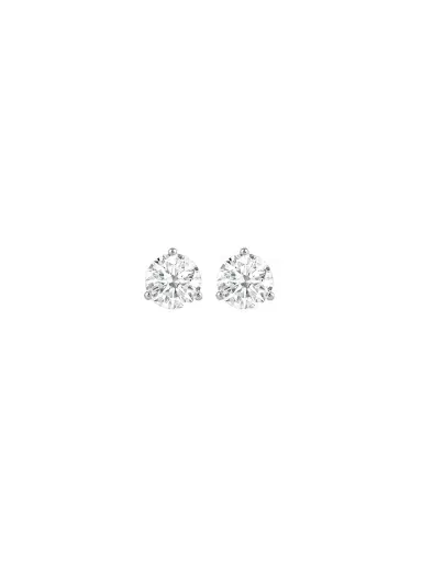 Wish Fine Jewelry IGI 2.01ct Diamond 18K Gold Martini Set Stud Earrings | Thumbnail 1 Wish Fine Jewelry IGI 2.01ct Diamond 18K Gold Martini Set Stud Earrings | Thumbnail 1