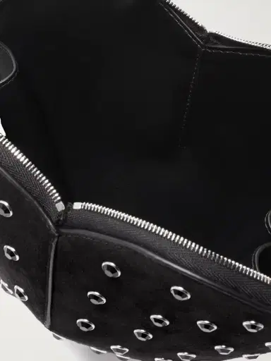 Alaïa Le Coeur Crystal-embellished Suede Shoulder Bag | Thumbnail 5 Alaïa Le Coeur Crystal-embellished Suede Shoulder Bag | Thumbnail 5