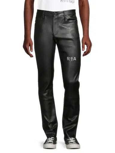 RTA Men's Bryant Faux Leather Pants - Latin - Size 40 | Thumbnail 3 RTA Men's Bryant Faux Leather Pants - Latin - Size 40 | Thumbnail 3