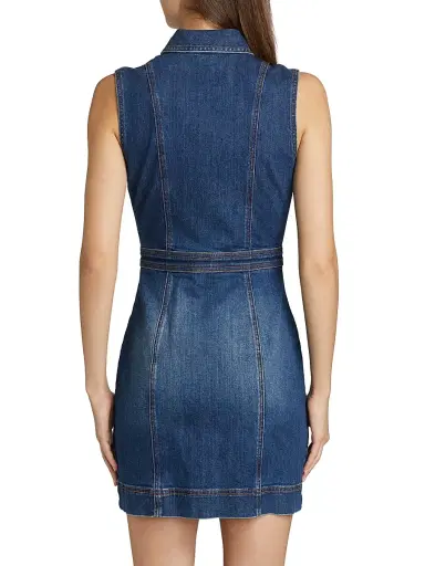 Ramy Brook Women's Katalina Denim Minidress - Medium Wash | Thumbnail 5 Ramy Brook Women's Katalina Denim Minidress - Medium Wash | Thumbnail 5