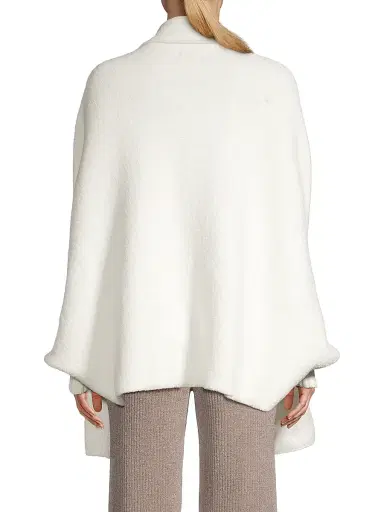 Barefoot Dreams Women's Cozychic Ultra Lite Open-Front Blanket Wrap - Pearl | Thumbnail 5 Barefoot Dreams Women's Cozychic Ultra Lite Open-Front Blanket Wrap - Pearl | Thumbnail 5