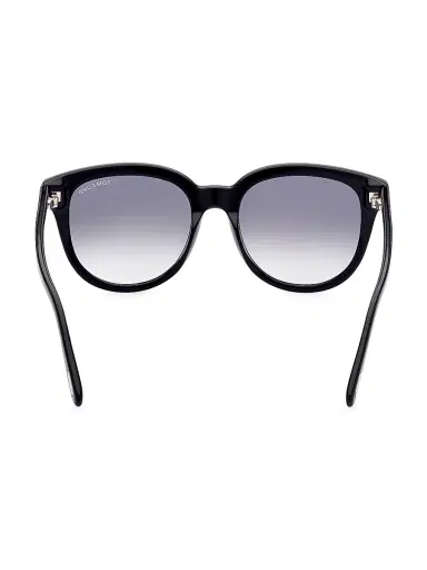 TOM FORD Women's Olivia 54MM Round Sunglasses - Black | Thumbnail 5 TOM FORD Women's Olivia 54MM Round Sunglasses - Black | Thumbnail 5
