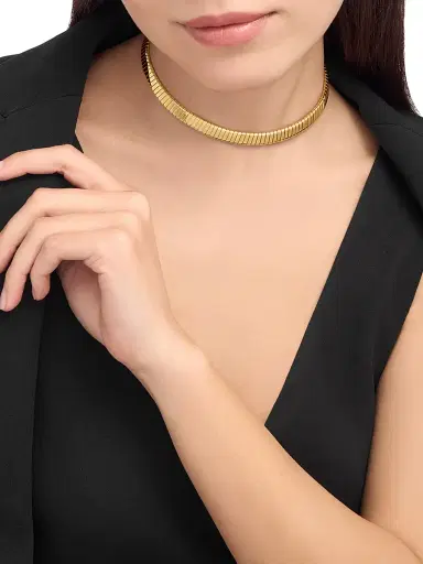 BVLGARI Women's Tubogas 18K Yellow Gold Necklace - Yellow Gold | Thumbnail 4 BVLGARI Women's Tubogas 18K Yellow Gold Necklace - Yellow Gold | Thumbnail 4