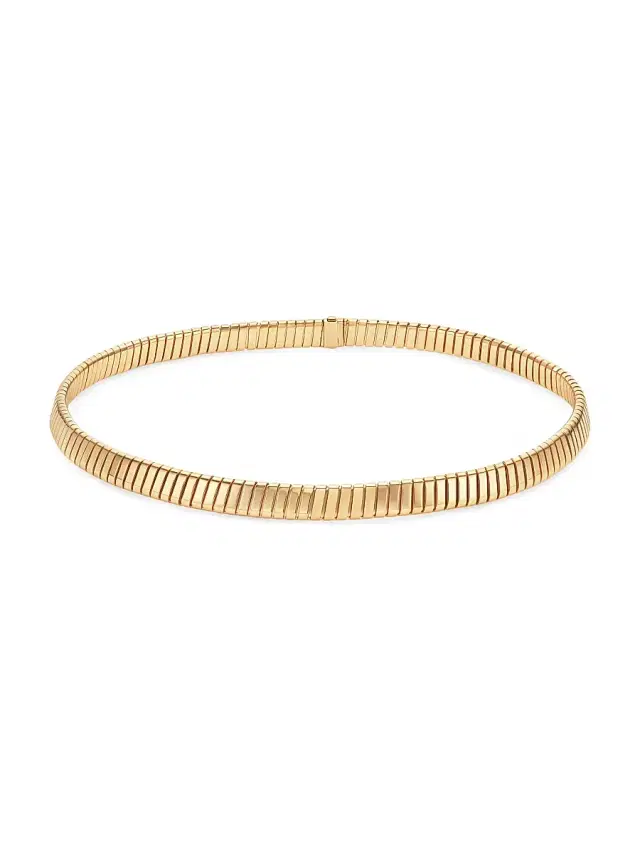 BVLGARI Women's Tubogas 18K Yellow Gold Necklace - Yellow Gold