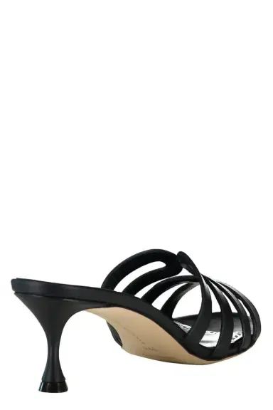 Manolo Blahnik Ahwak Mule - Black | Thumbnail 5 Manolo Blahnik Ahwak Mule - Black | Thumbnail 5