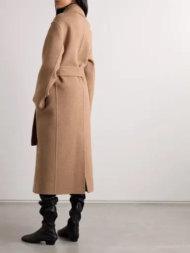 The Row Essentials Malika Belted Camel Hair Coat | Thumbnail 3 The Row Essentials Malika Belted Camel Hair Coat | Thumbnail 3