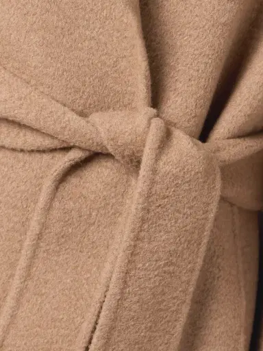The Row Essentials Malika Belted Camel Hair Coat | Thumbnail 4 The Row Essentials Malika Belted Camel Hair Coat | Thumbnail 4