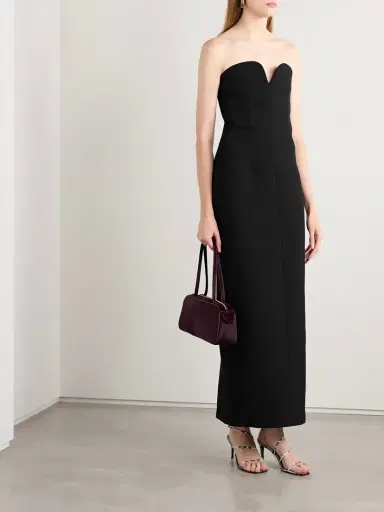 Khaite Yao Strapless Grain De Poudre Gown | Thumbnail 2 Khaite Yao Strapless Grain De Poudre Gown | Thumbnail 2