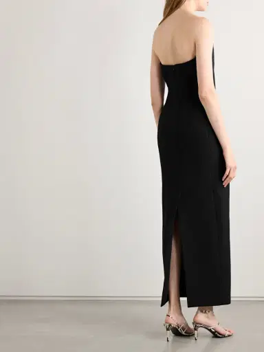 Khaite Yao Strapless Grain De Poudre Gown | Thumbnail 3 Khaite Yao Strapless Grain De Poudre Gown | Thumbnail 3