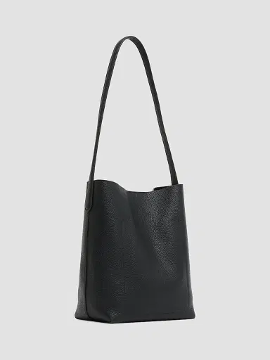 MANSUR GAVRIEL Women's Mini Everyday Cabas Leather Shoulder Bag | Thumbnail 3 MANSUR GAVRIEL Women's Mini Everyday Cabas Leather Shoulder Bag | Thumbnail 3