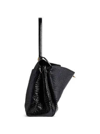 Balenciaga Women's Rodeo Handbag Crocodile Embossed - White | Thumbnail 9 Balenciaga Women's Rodeo Handbag Crocodile Embossed - White | Thumbnail 9