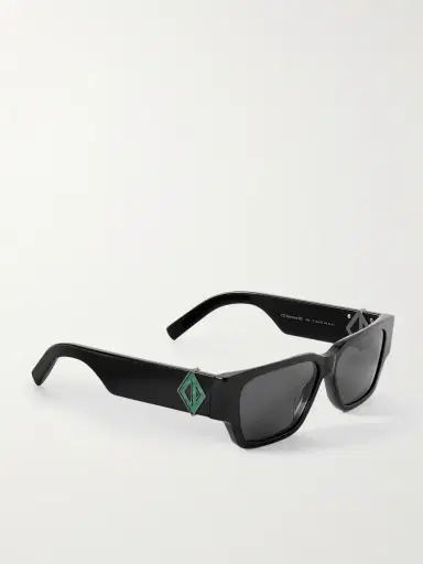 DIOR Eyewear CD Diamond S5I Rectangular Acetate and Malachite Sunglasses - Men | Thumbnail 4 DIOR Eyewear CD Diamond S5I Rectangular Acetate and Malachite Sunglasses - Men | Thumbnail 4