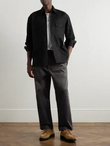 Ghiaia Cashmere Cotton-Twill Shirt - Men | Thumbnail 2 Ghiaia Cashmere Cotton-Twill Shirt - Men | Thumbnail 2