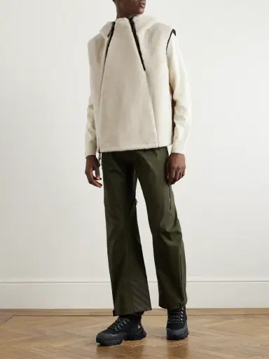 Loro Piana Reversible Shell-Trimmed CashFur Hooded Gilet - Men | Thumbnail 2 Loro Piana Reversible Shell-Trimmed CashFur Hooded Gilet - Men | Thumbnail 2