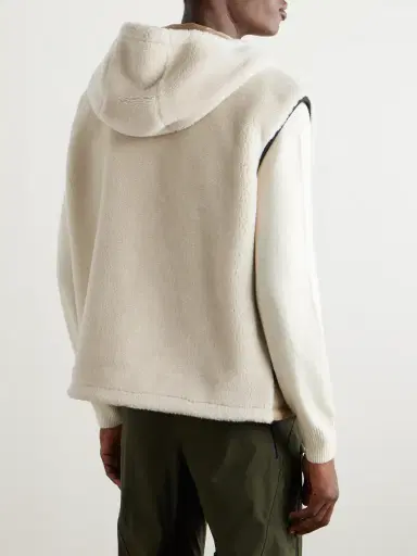 Loro Piana Reversible Shell-Trimmed CashFur Hooded Gilet - Men | Thumbnail 4 Loro Piana Reversible Shell-Trimmed CashFur Hooded Gilet - Men | Thumbnail 4